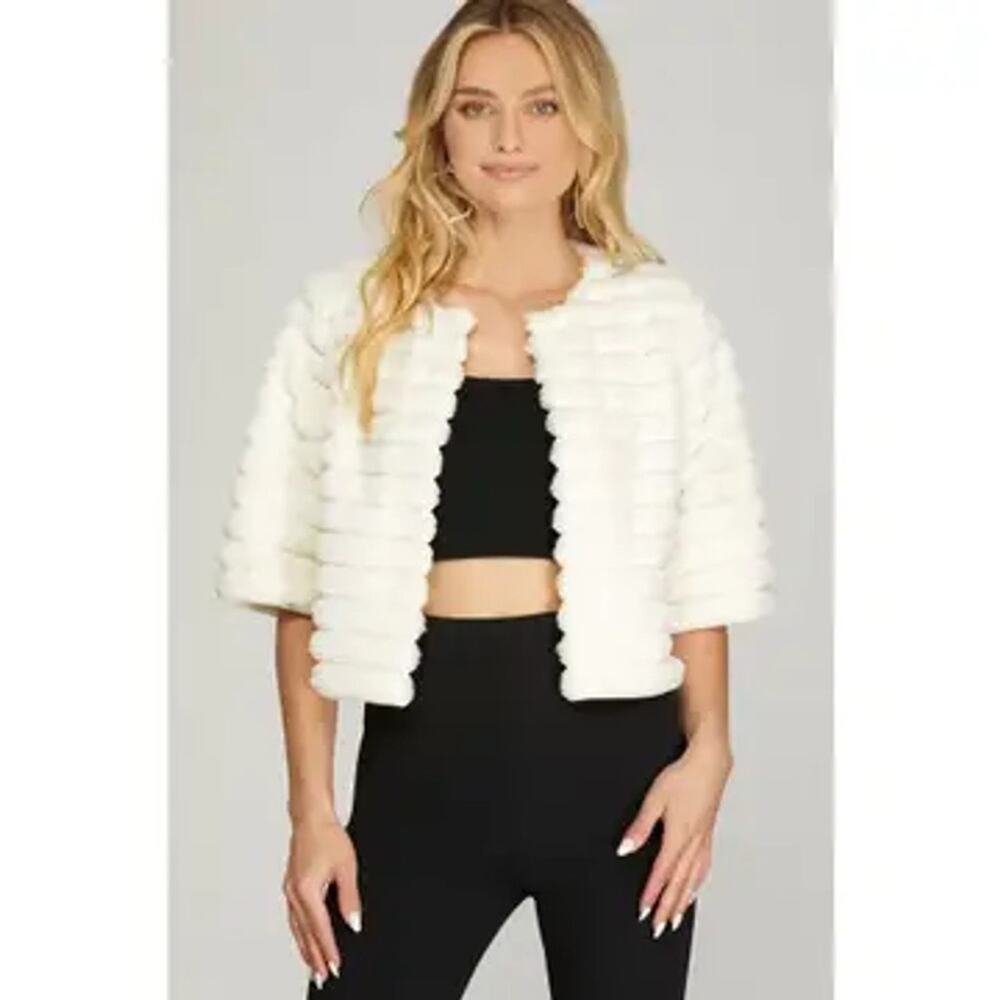 NWT - La Fiorentina - Faux Fur Jacketet